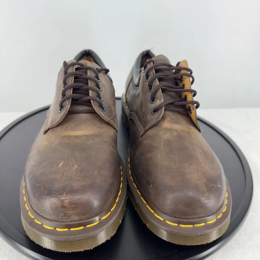 Dr. Martens 8053 Gaucho Crazy Horse Leather Padded Collar Oxfords Mens 14